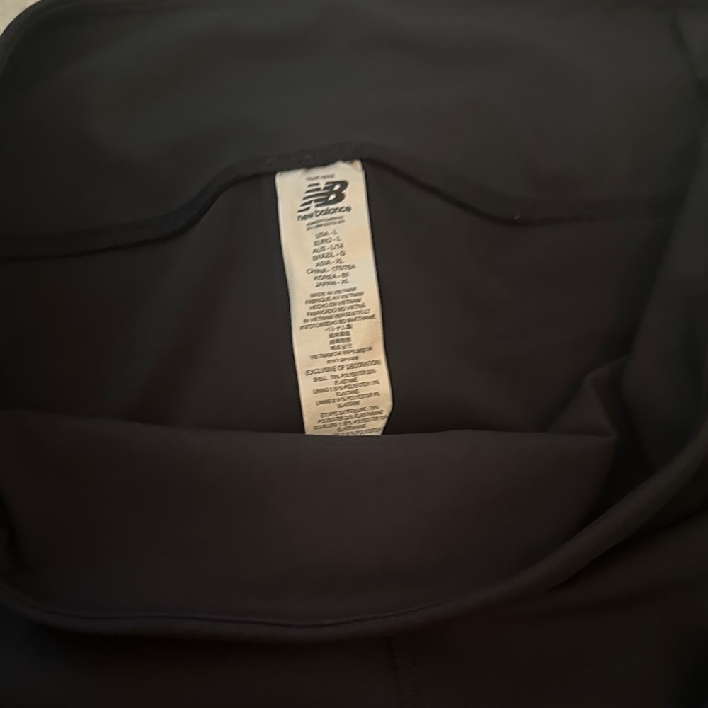 New Balance Black leggings with side design Large